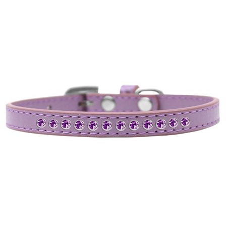 MANSBESTFRIEND Purple Crystal Puppy Lavender Dog Collar Size 8 MA939756